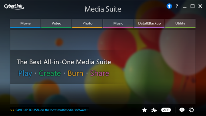 Cyberlink media suite 10 desktop